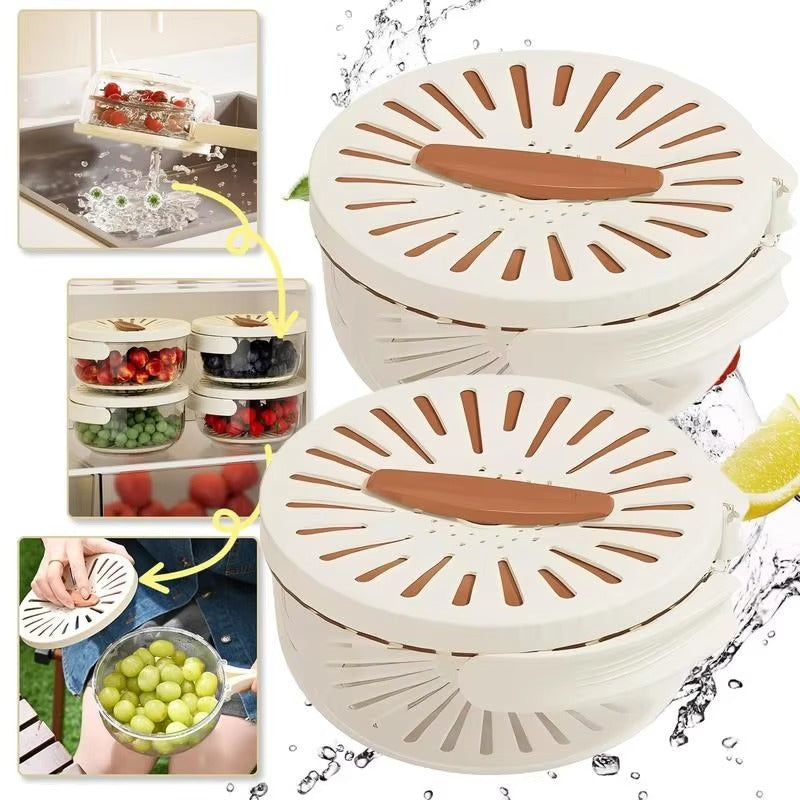 Multi-Functional Vegetable & Fruit Cleaning Basket 1 Piece