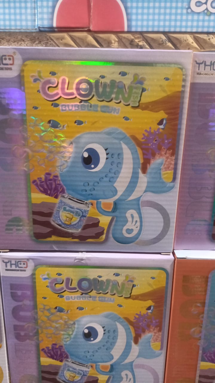 Fish Bubble Gun with Lights & Sounds