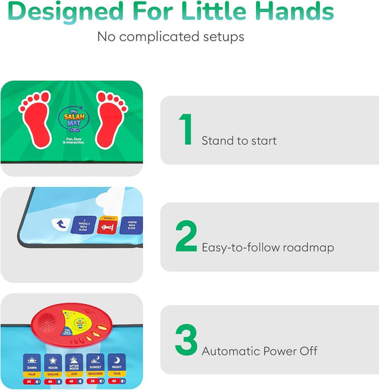 Prayer Mat for Kids – Touch Sensitive Salah Mat with Audio