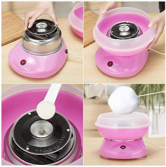 Portable Cotton Candy Machine, Cotton Candy Maker, Mini Electric Sweet Machine