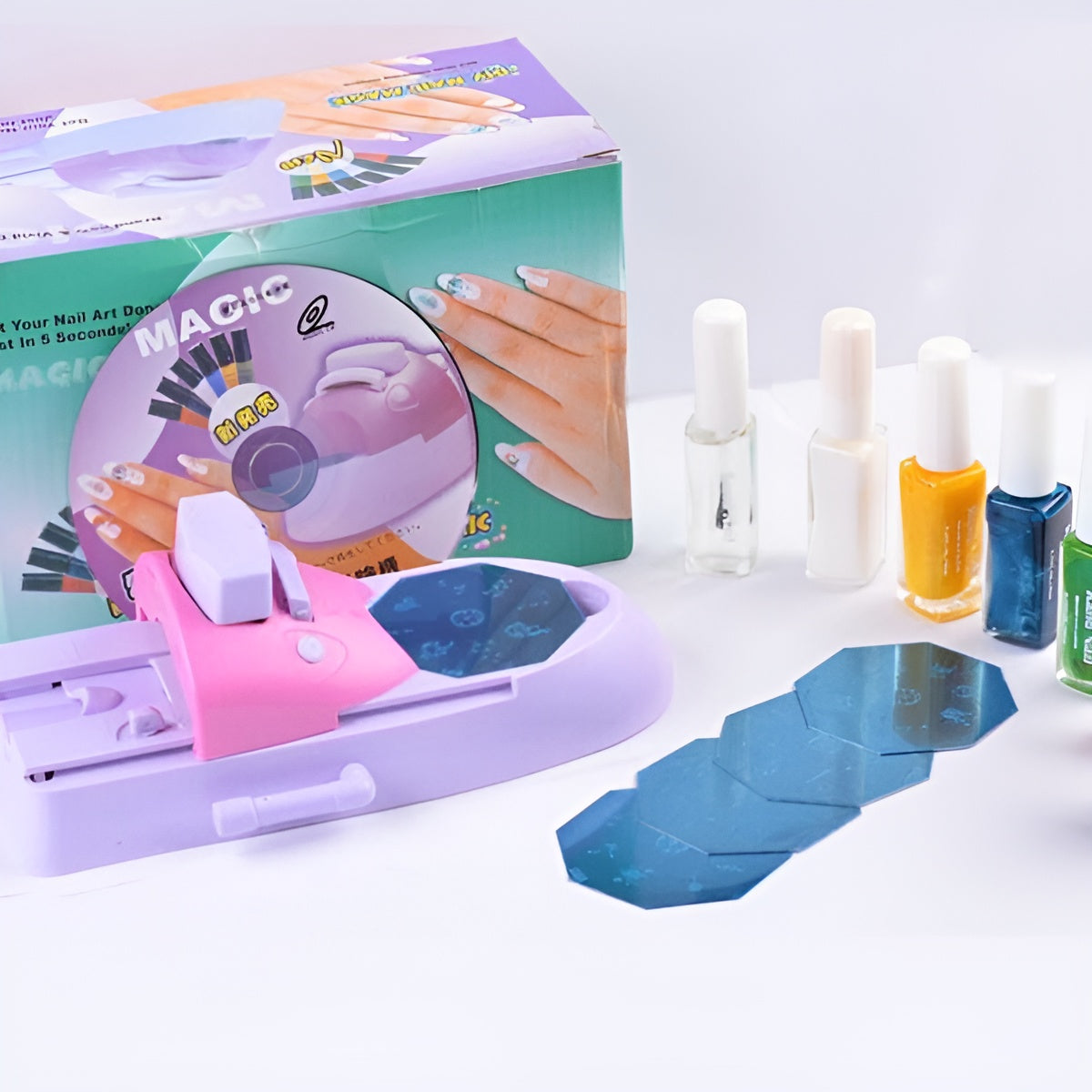 DIY Nail Art Magic Machine | Nail Art DIY Printing Machine