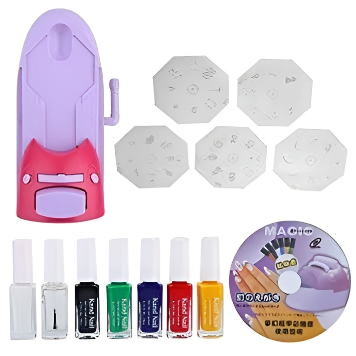 DIY Nail Art Magic Machine | Nail Art DIY Printing Machine