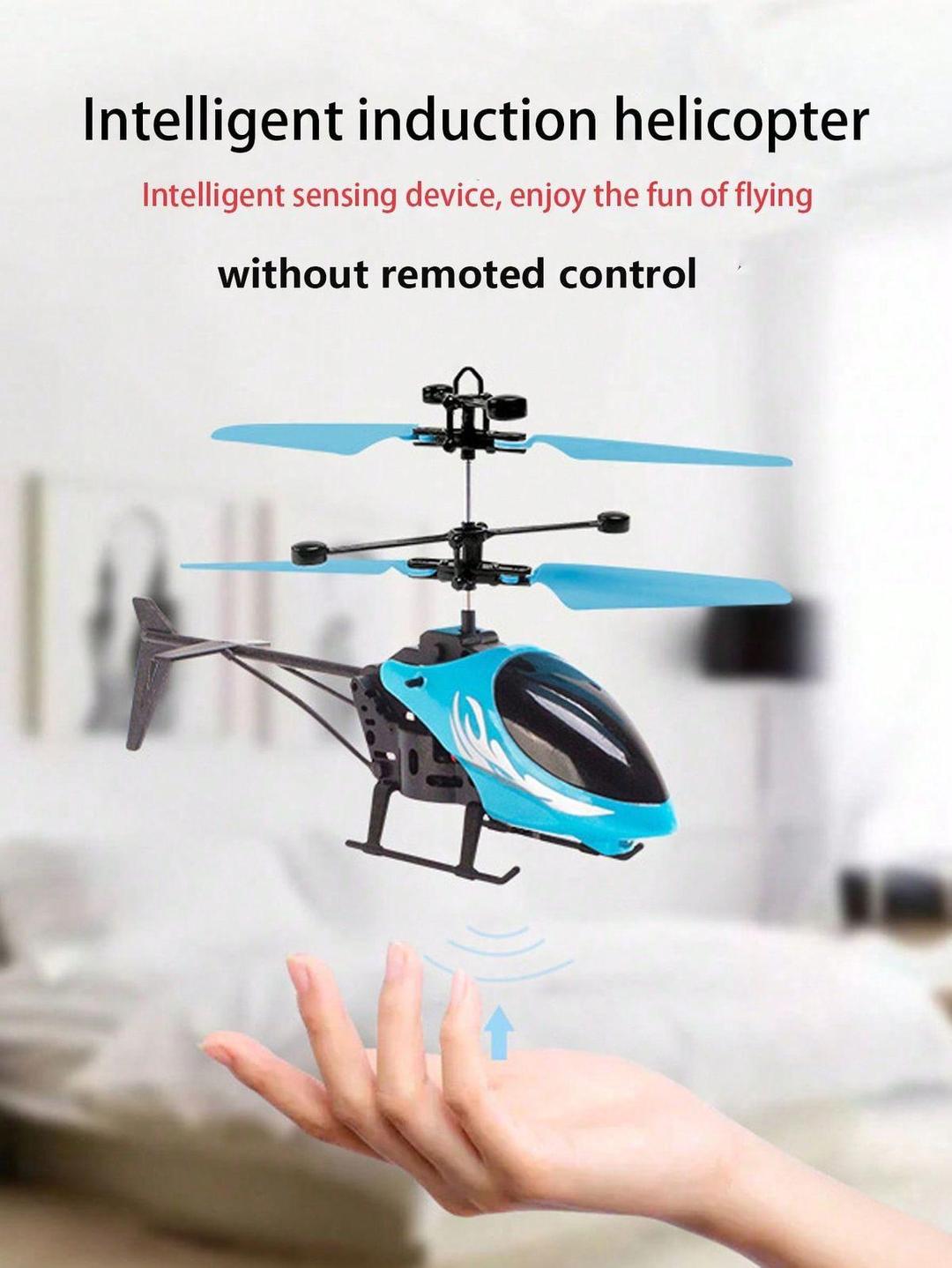 Infrared Induction LED Helicopter – Hand Sensor Controlled & Rechargeable Flying Toy