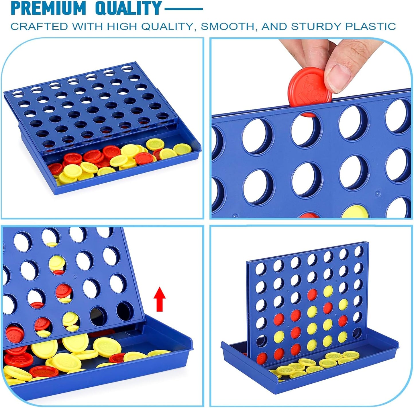 4 In a Row Board Game for Kids
