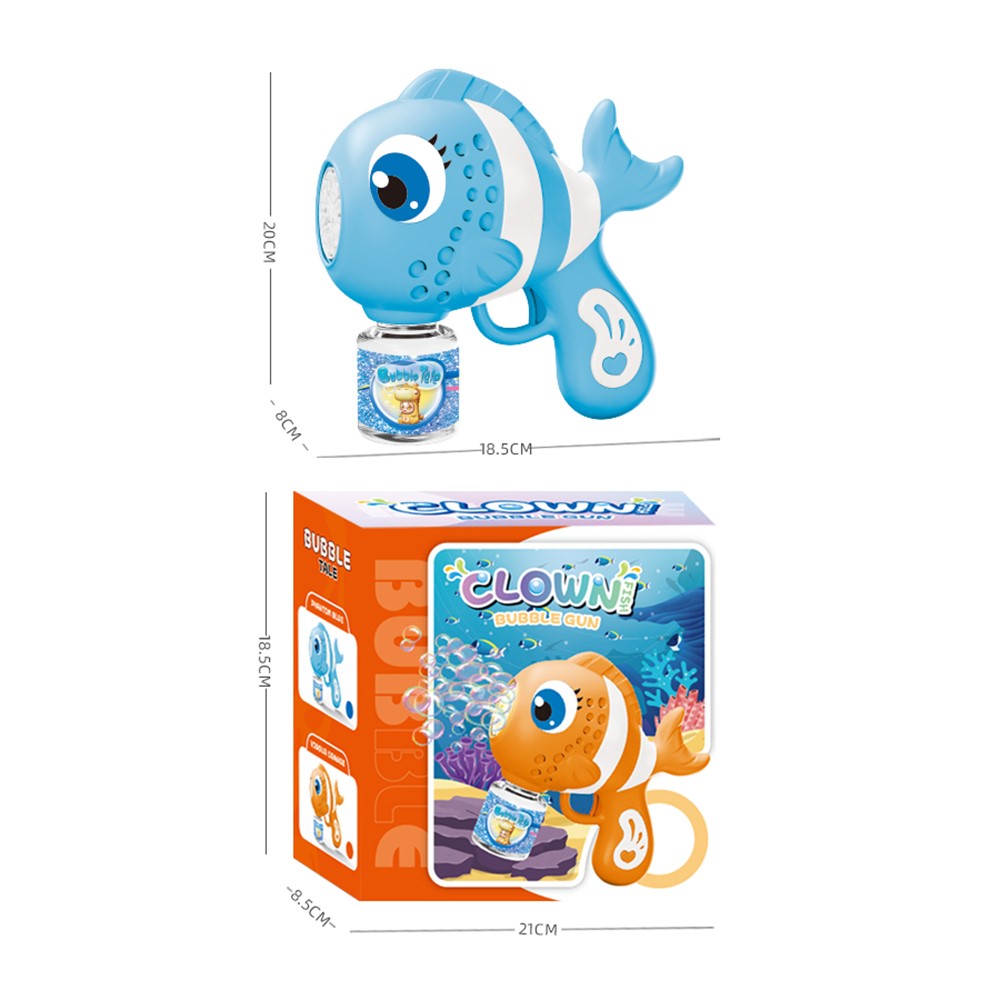 Fish Bubble Gun with Lights & Sounds