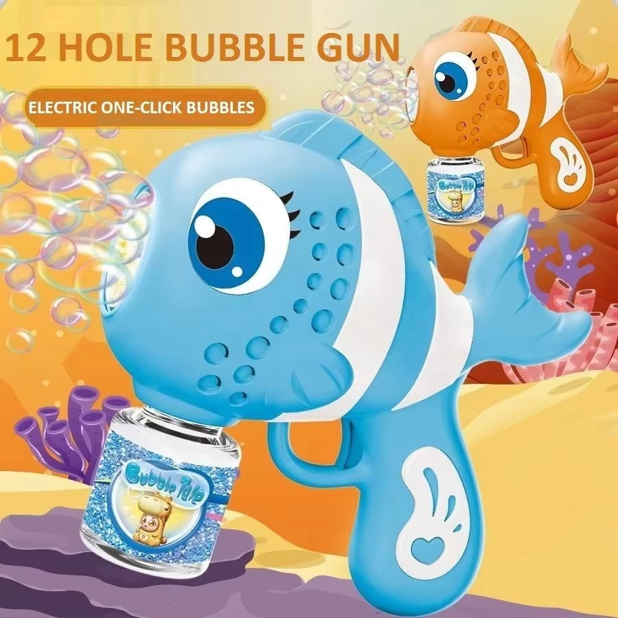 Fish Bubble Gun with Lights & Sounds