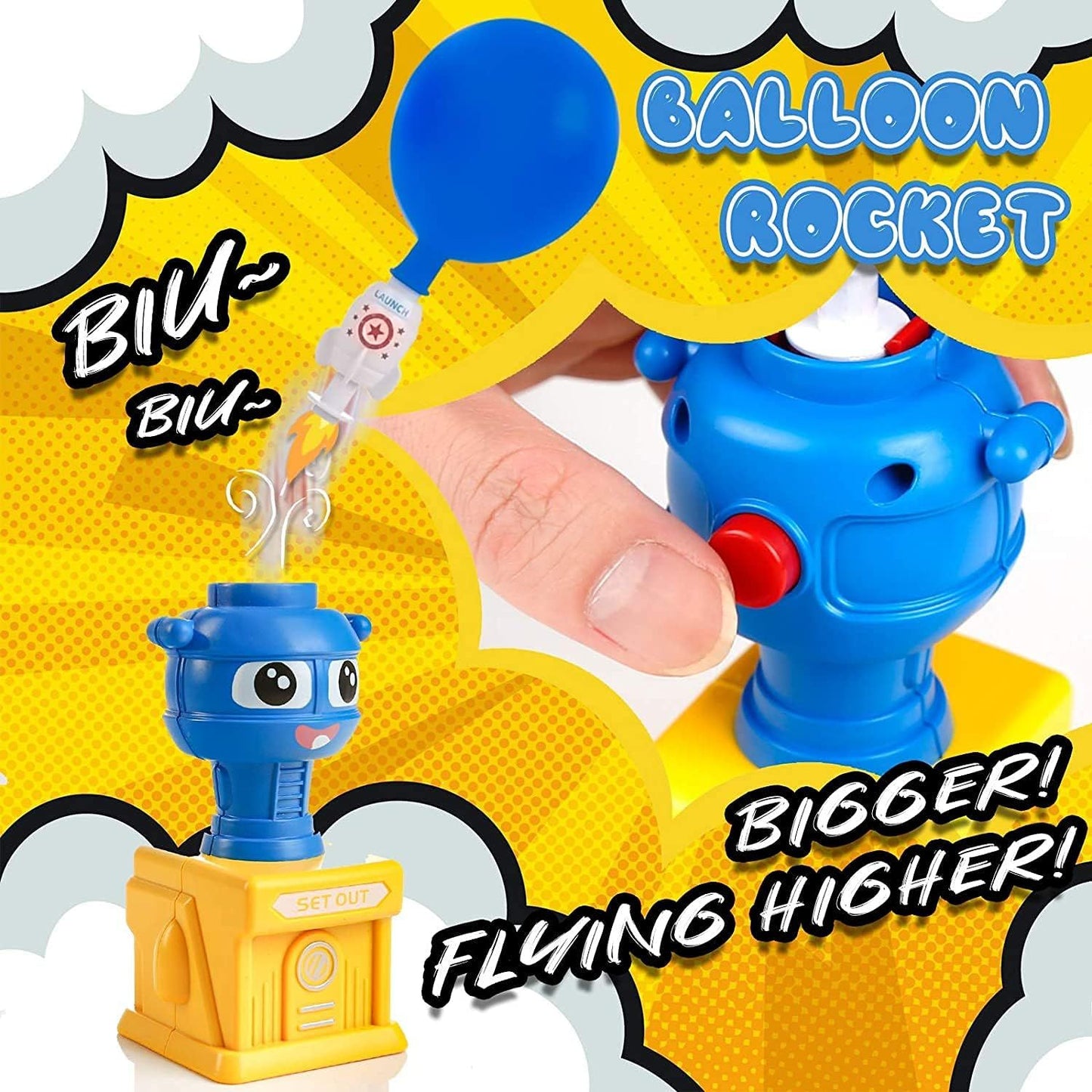 Car Balloon Air Power Toy