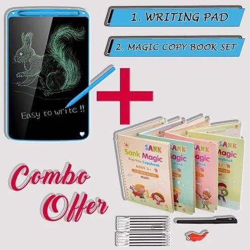 8.5 Inch LCD Writing Tablet with Set Sand Practice Copy Books