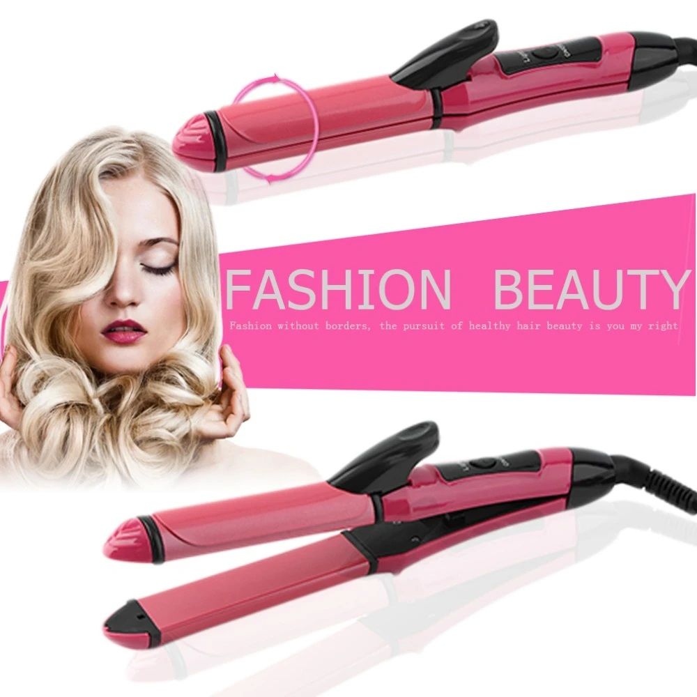 2-in-1 Hair Curling and Straightening Set – Professional Styling Tool