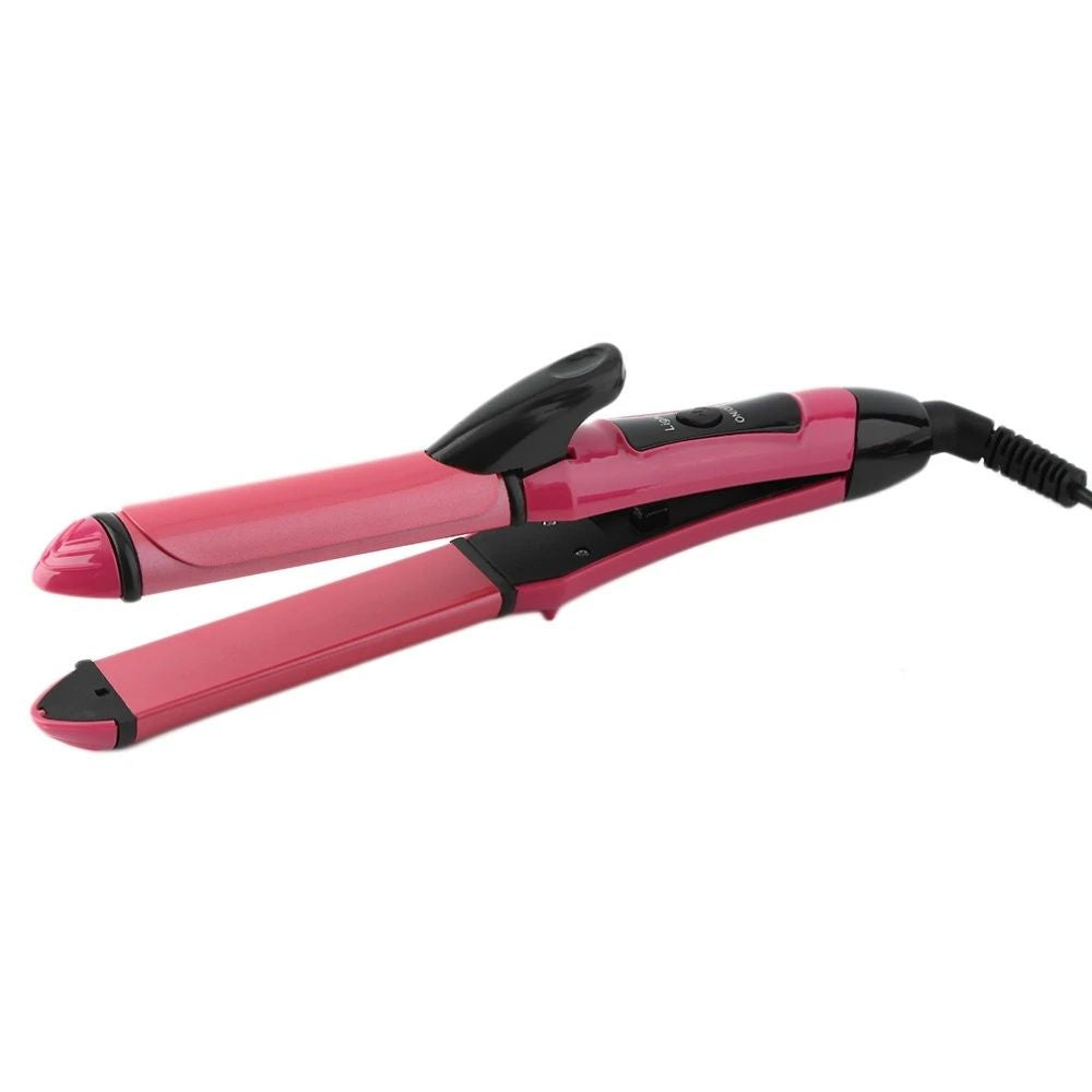2-in-1 Hair Curling and Straightening Set – Professional Styling Tool