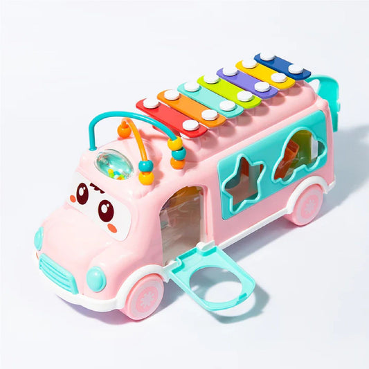 Xylophone Music Bus With Shape Sorter and Puzzles